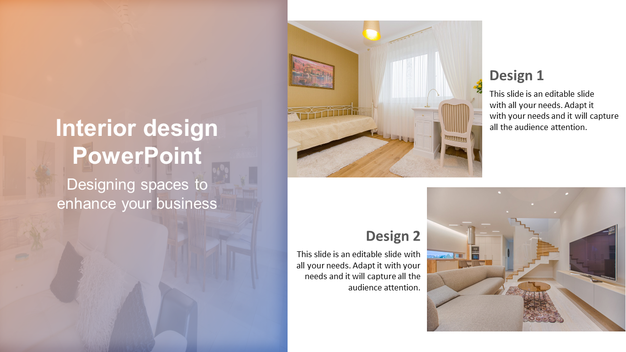 interior design powerpoint presentation sample